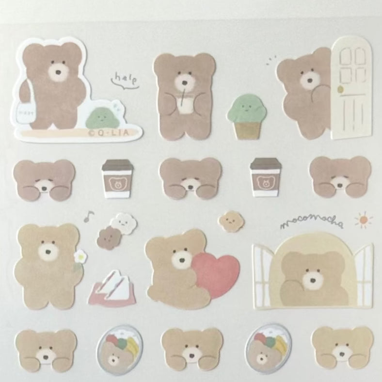 Moco Mocha Stickers - Friends