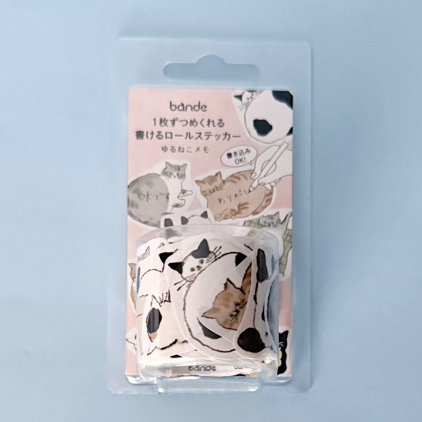 Writeable Roll Sticker - Yuruneko Memo