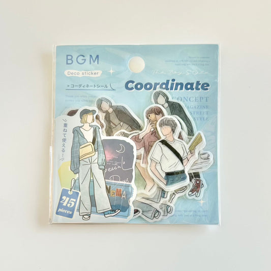 'Coordinate' Series Figure Stickers - Casual