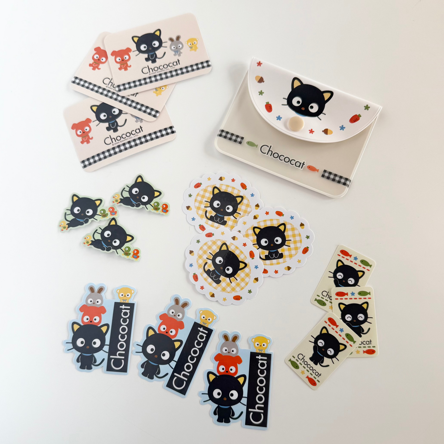 Chococat 15-Pc Mini Sticker Pack (Sanrio Cat Club Series)