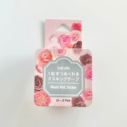 Rose Pink Washi Sticker Roll