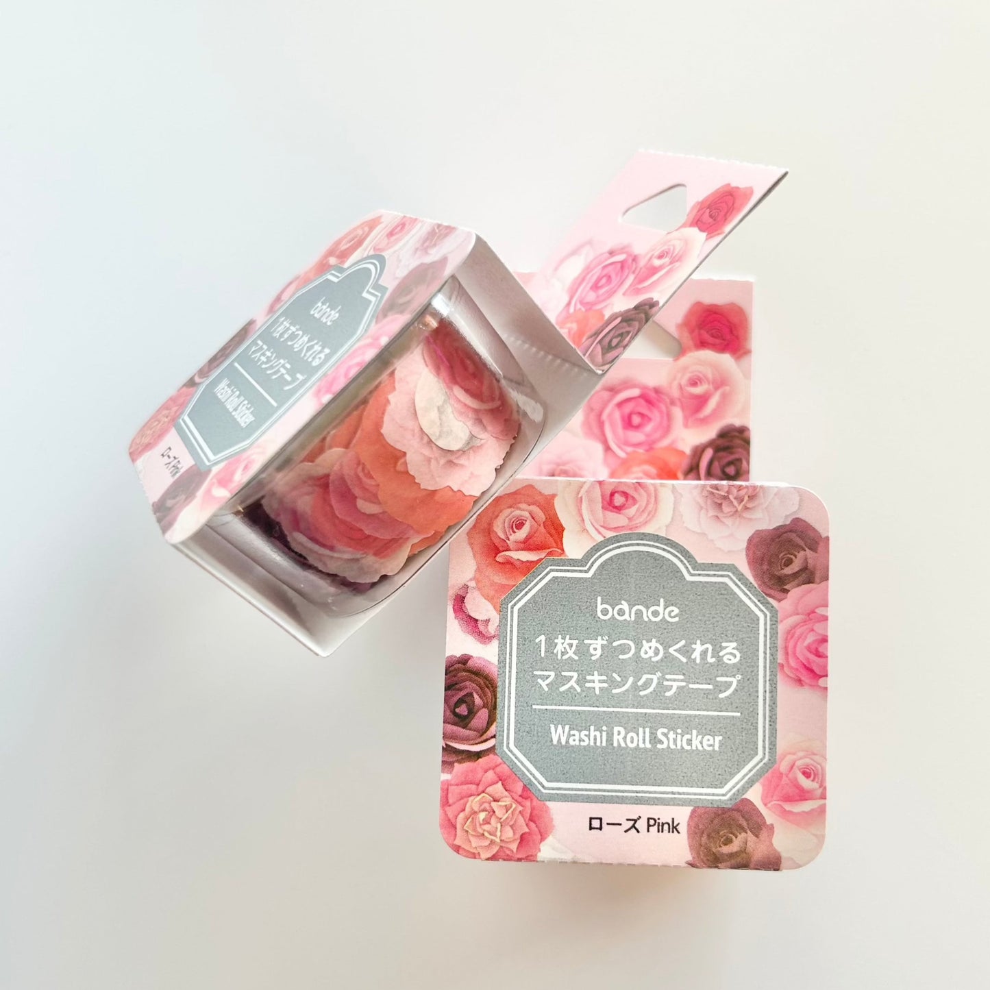 Rose Pink Washi Sticker Roll