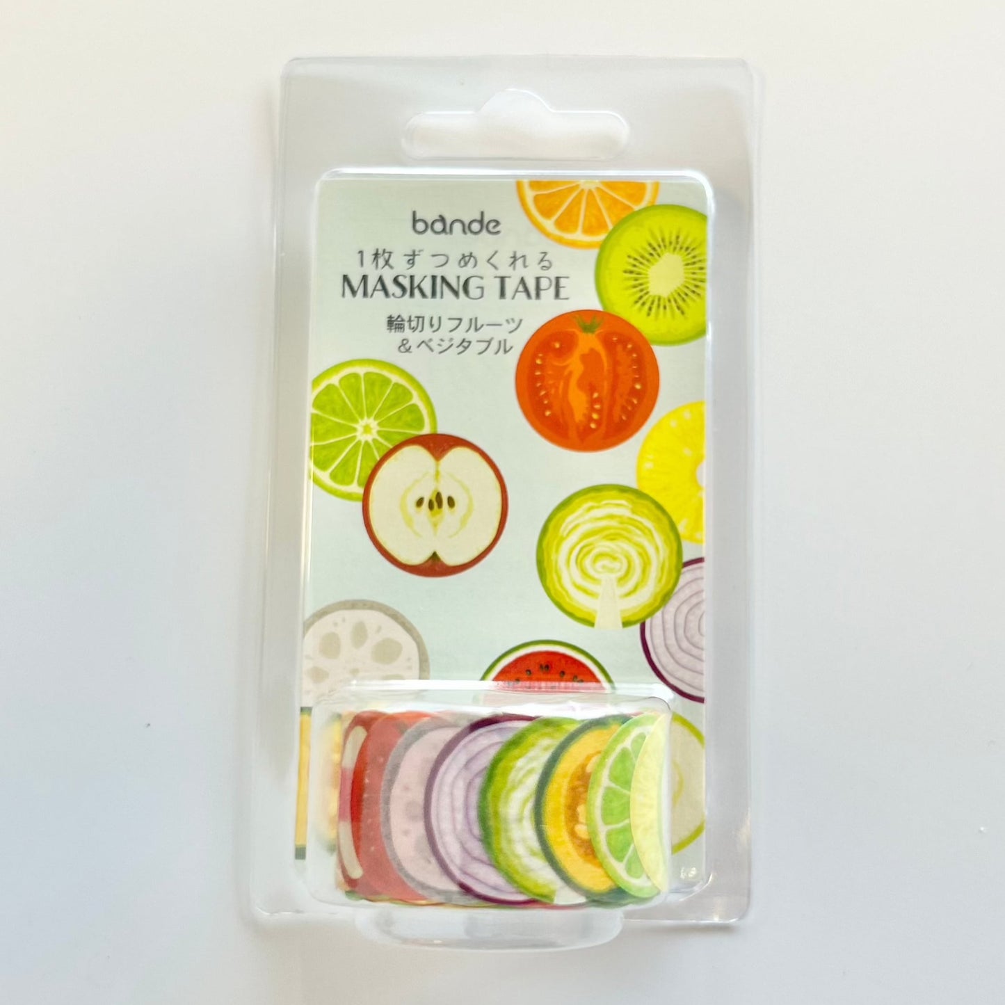 Fruit and Vegetable Washi Slices Roll