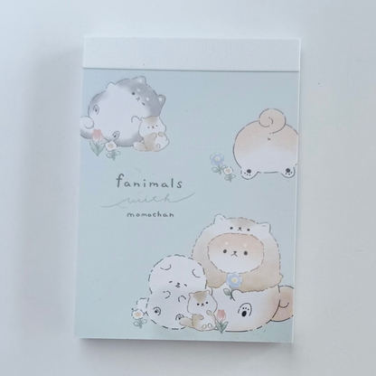 Funimal Garden Party Mini Notepad