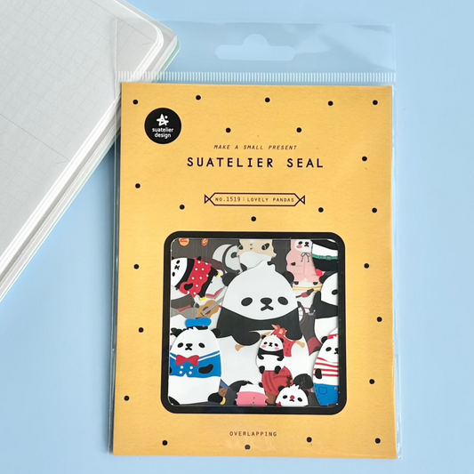 Suatelier Stickers | No. 1519 : LOVELY PANDAS