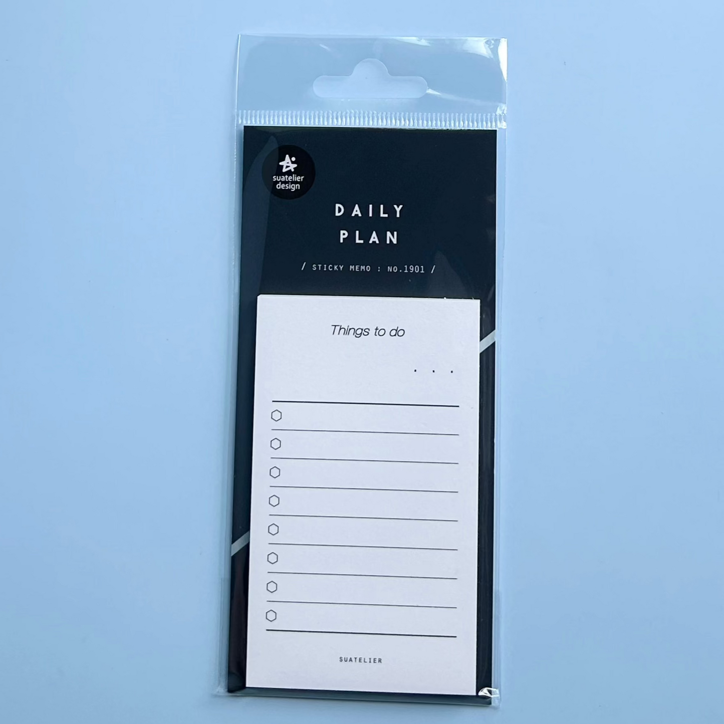 DAILY PLAN | Sticky Memo : No. 1901