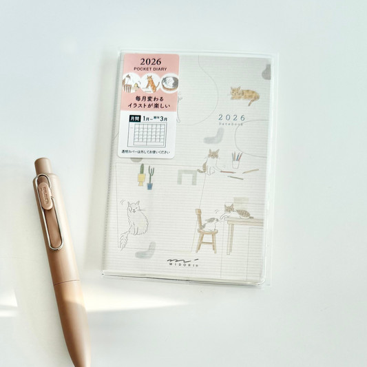 POCKET DIARY MINI CAT 2026