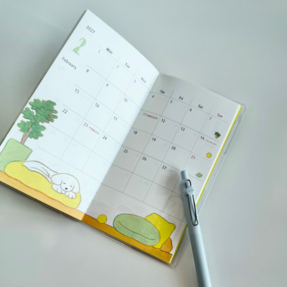 POCKET DIARY SLIM DOG 2026