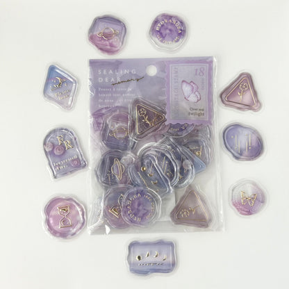 Sealing Dear Stickers Memory - Purple