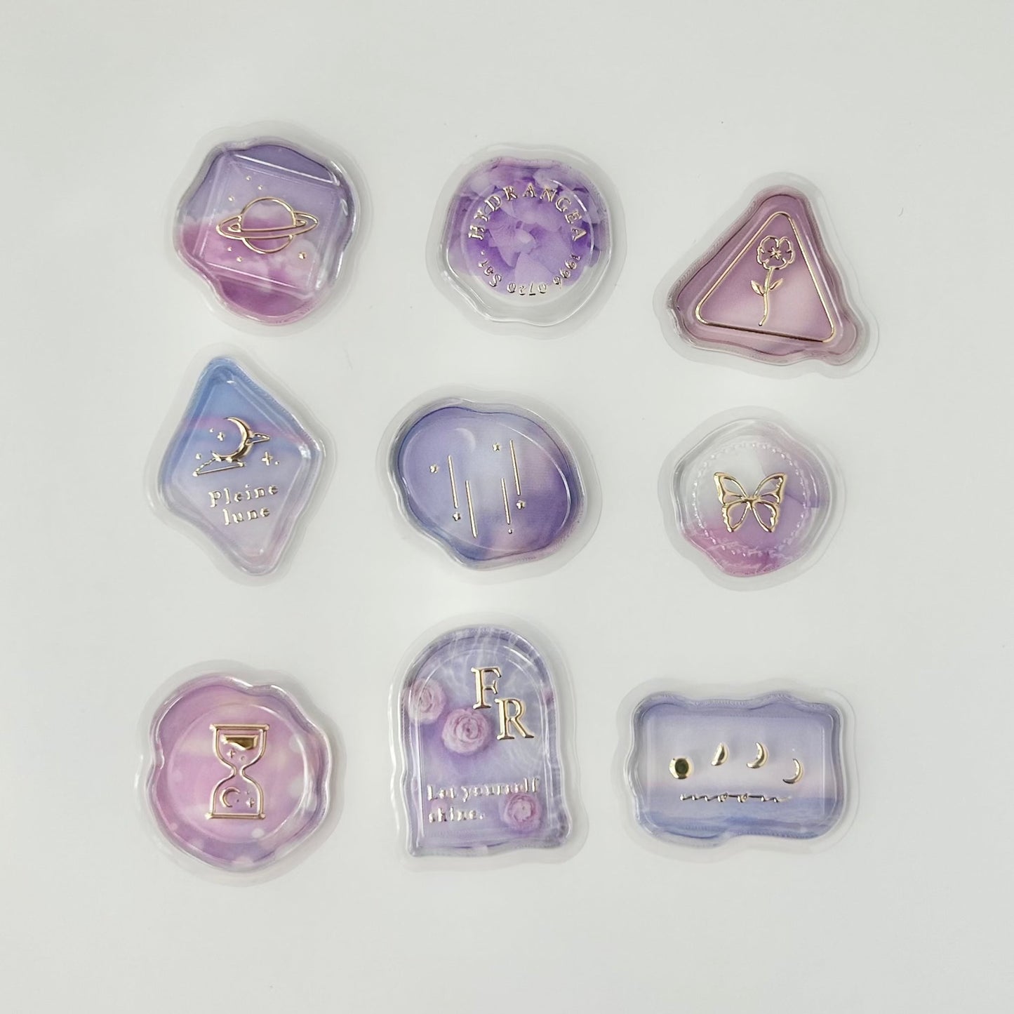 Sealing Dear Stickers Memory - Purple