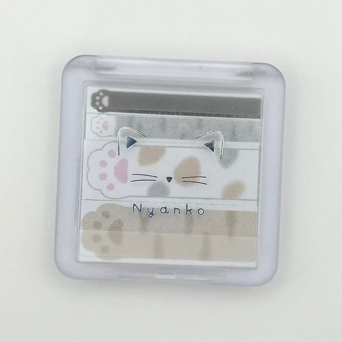 cat sticky note in case