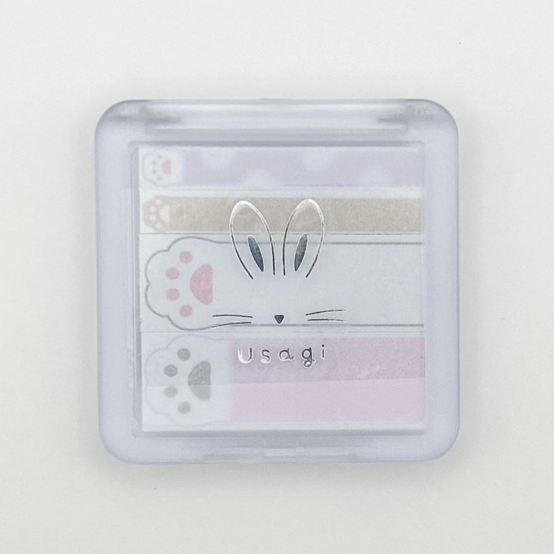 bunny sticky notes in case