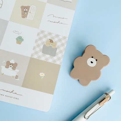 MOCOMOCHA | Fluffy Mocha Bear Clip