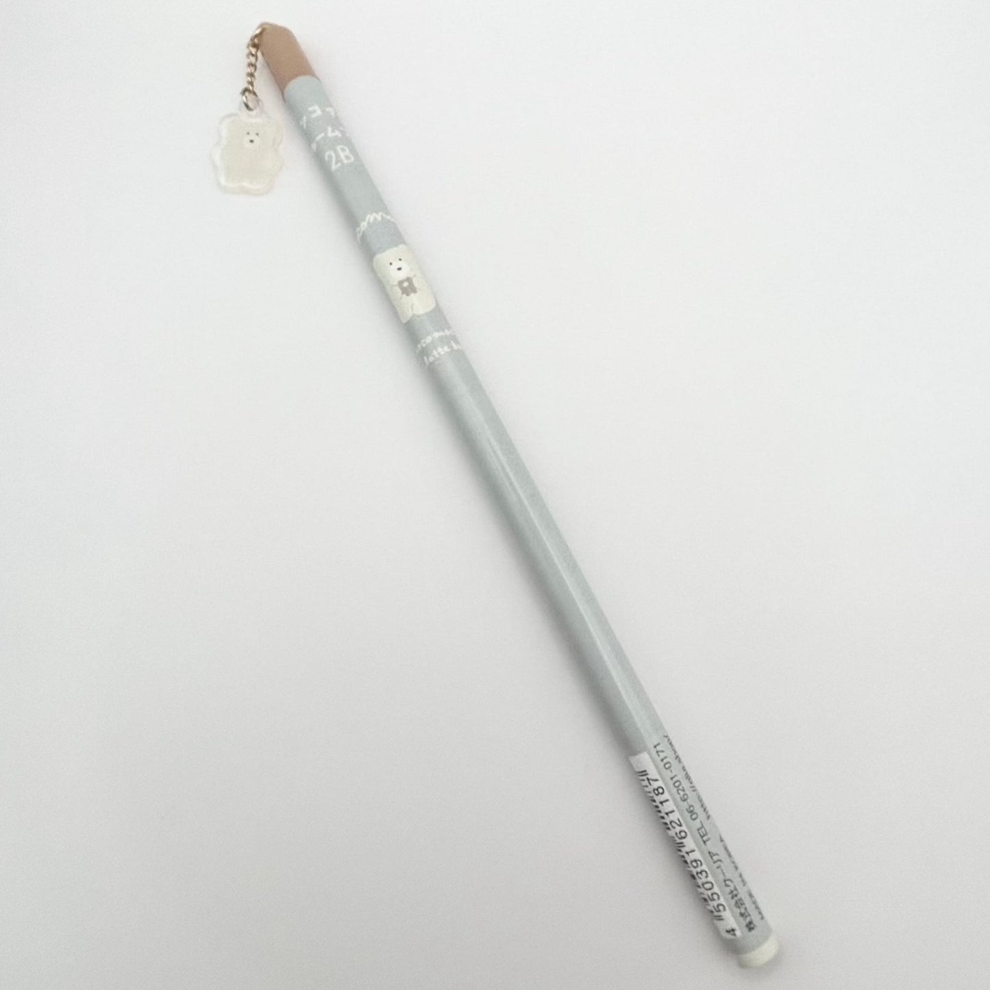 pencil with teddy bear charm