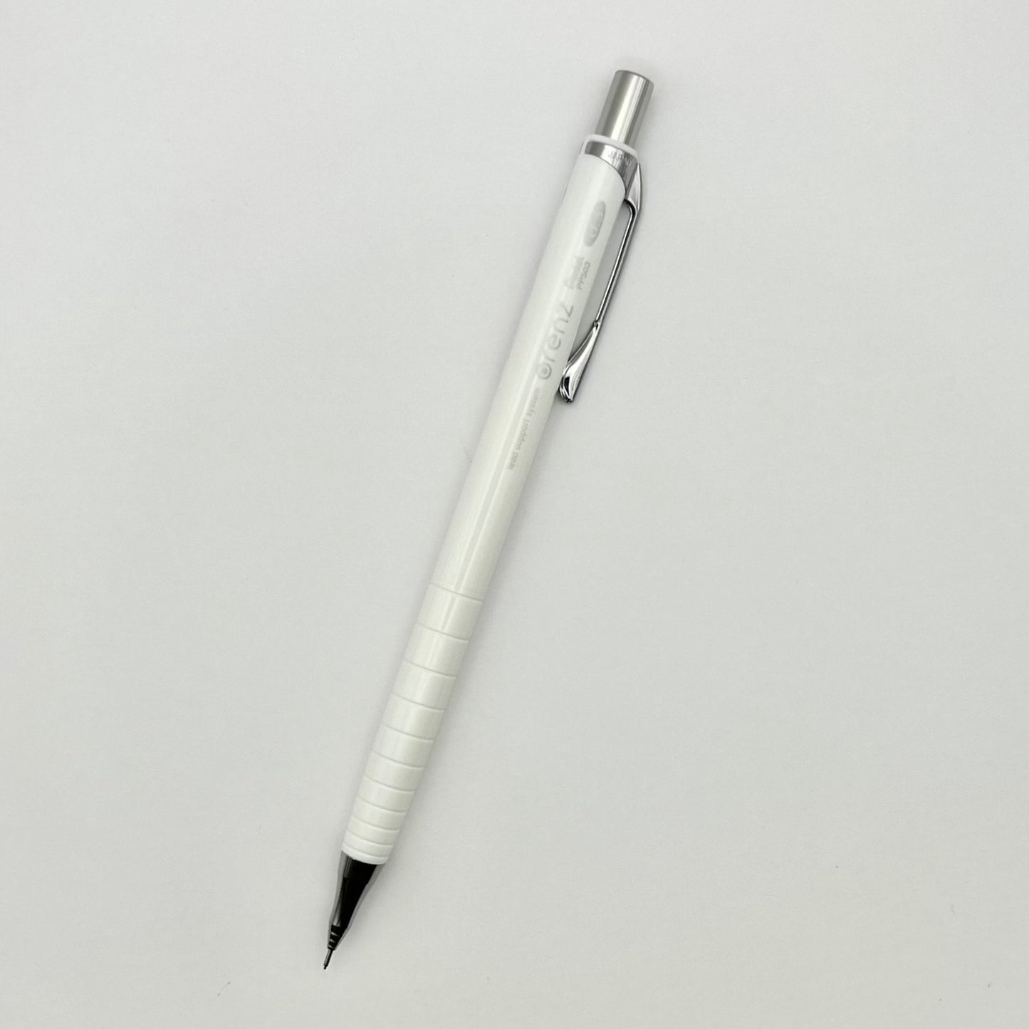 Mechanical pencil shown in white