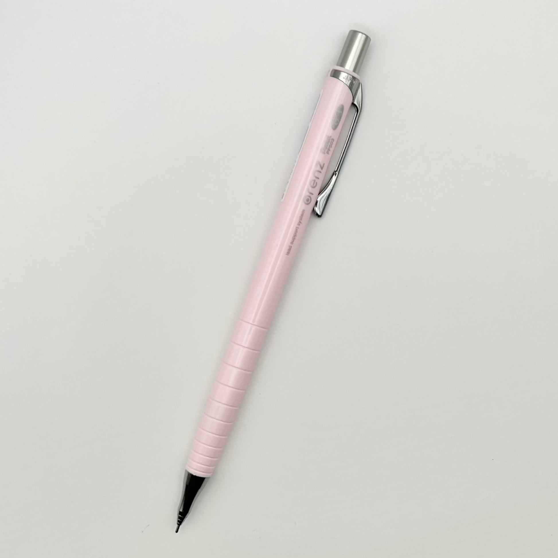 Mechanical pencil shown in pink