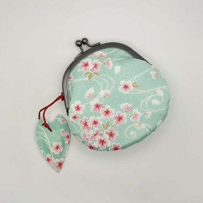 coin pouch shown in mint green color