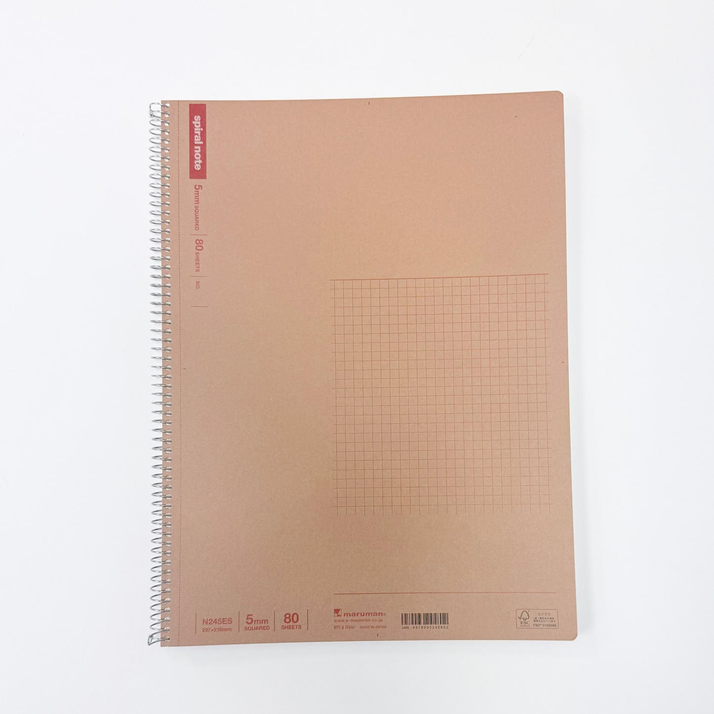 Maruman | Spiral Notebook - Grid 5mm