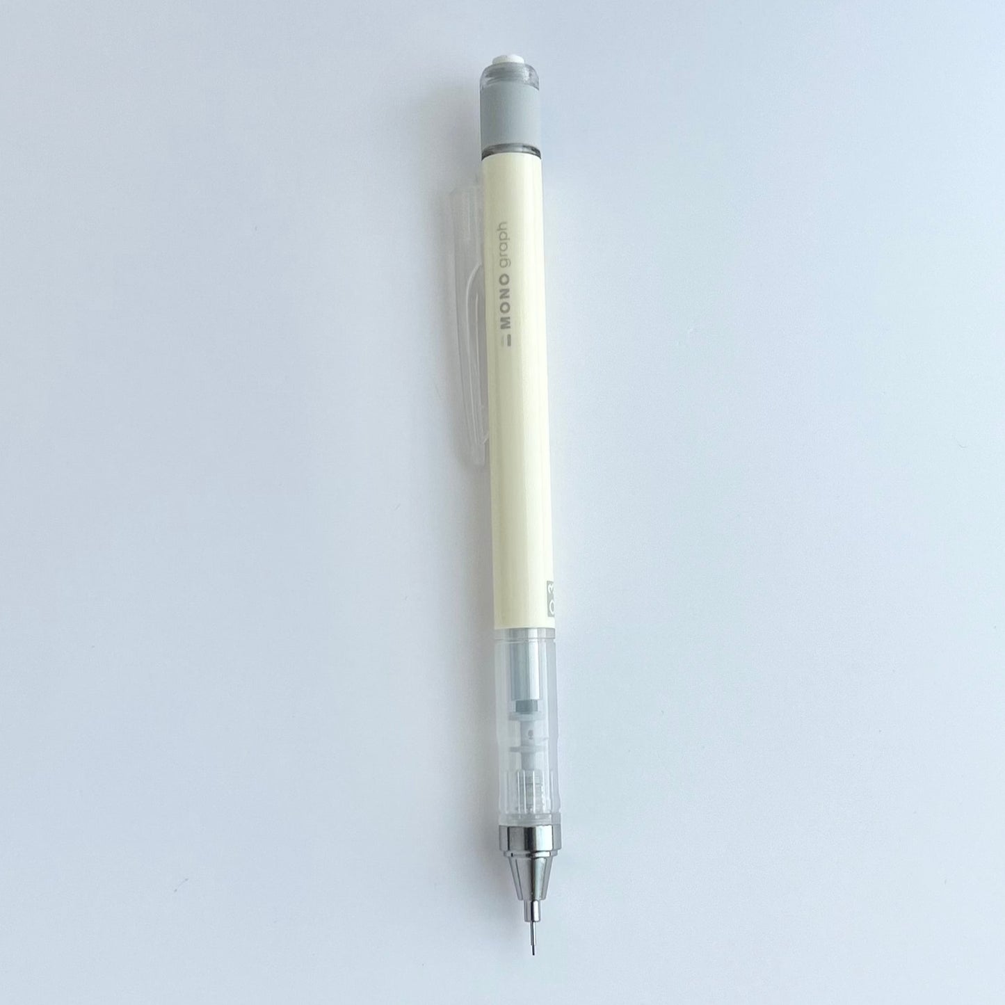 pastel mechanical pencil in cream yellow