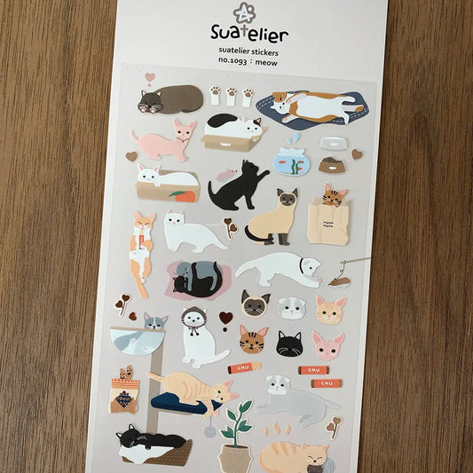 Suatelier Stickers - meow no. 1093