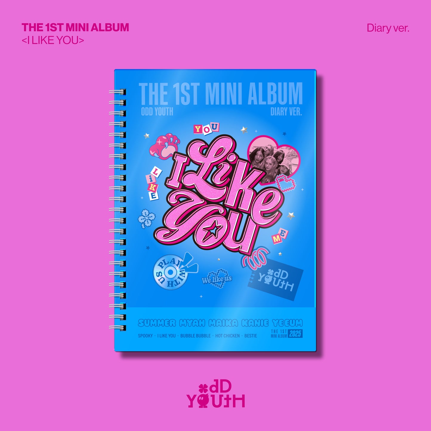 ODD YOUTH 1st Mini Album [I LIKE YOU] (Diary Ver.)