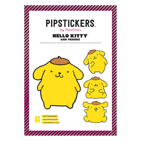 Pompompurin Fuzzy Sticker Sheet