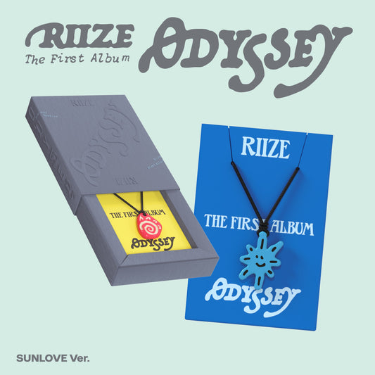 RIIZE 1st Album [ODYSSEY] (SUNLOVE Limited Edition) (O Ver. / D Ver. / S Ver. / E Ver. / Y Ver. / SUN Ver.)
