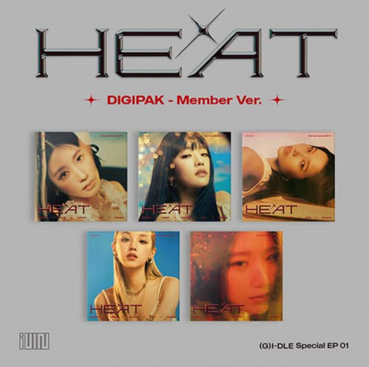 (G)I-DLE – Special Album [HEAT] (DIGIPAK Member Ver.) - Random