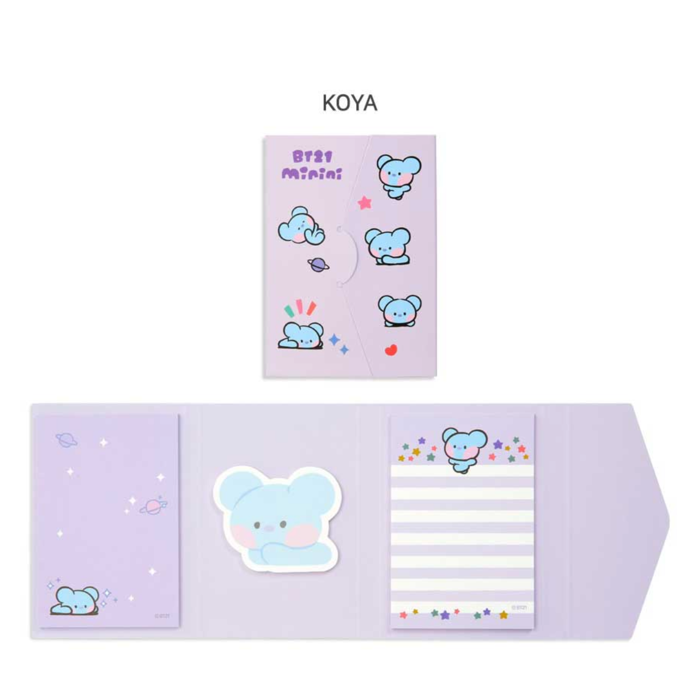 BT21 Sticky Memo Pad Minini