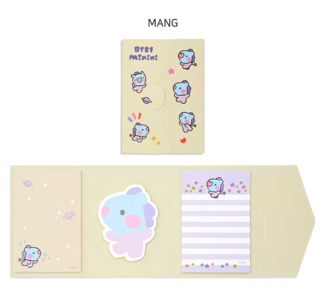 BT21 Sticky Memo Pad Minini