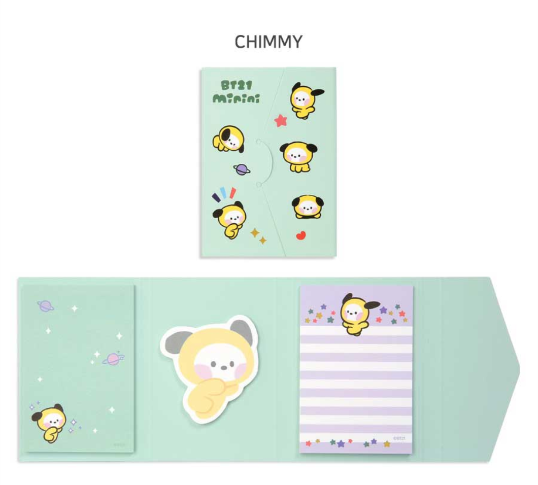 BT21 Sticky Memo Pad Minini