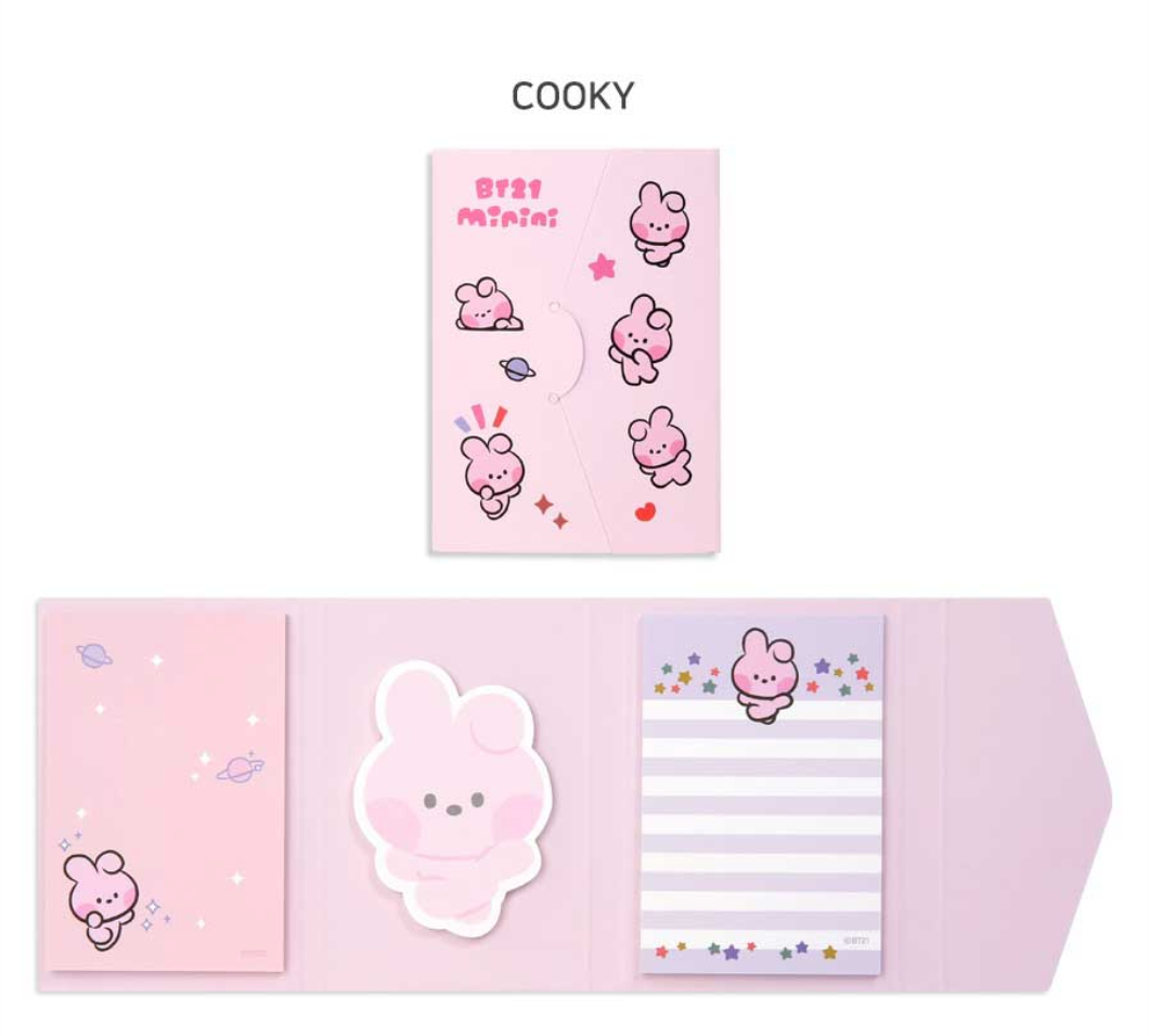 BT21 Sticky Memo Pad Minini