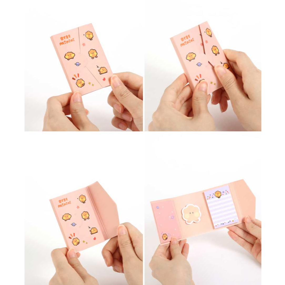 BT21 Sticky Memo Pad Minini