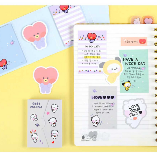 BT21 Sticky Memo Pad Minini