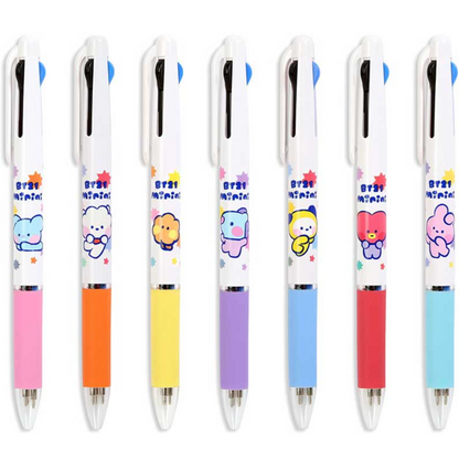 BT21 Minini 3 Color Ball Point Pen