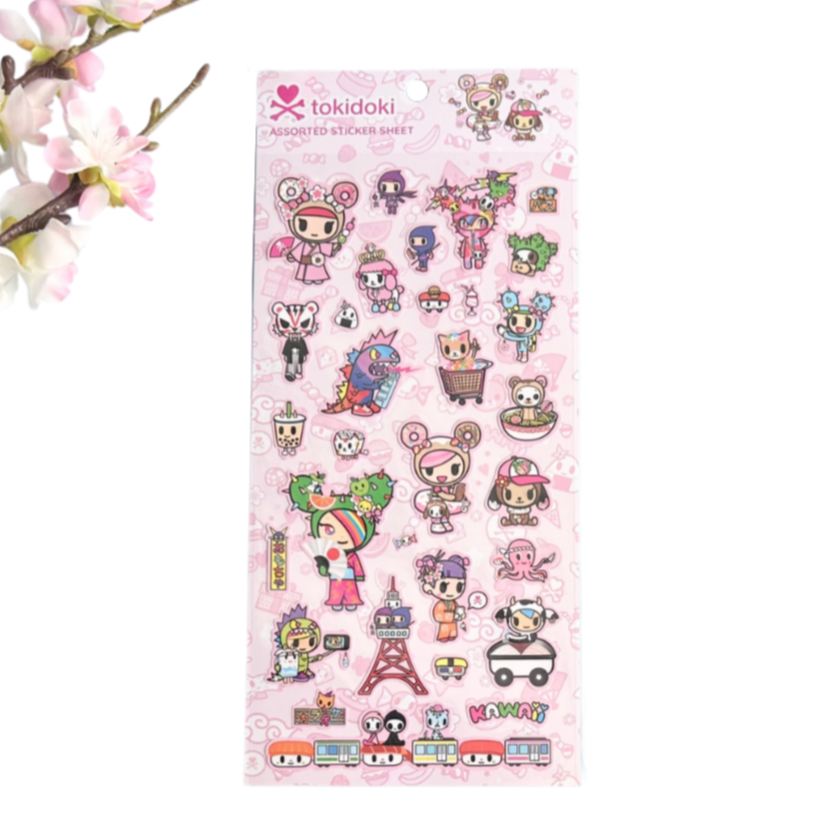 tokidoki Kawaii Sticker Sheet