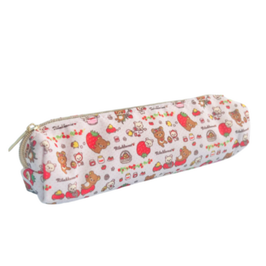 Rilakkuma Strawberry Slim Pencil Pouch