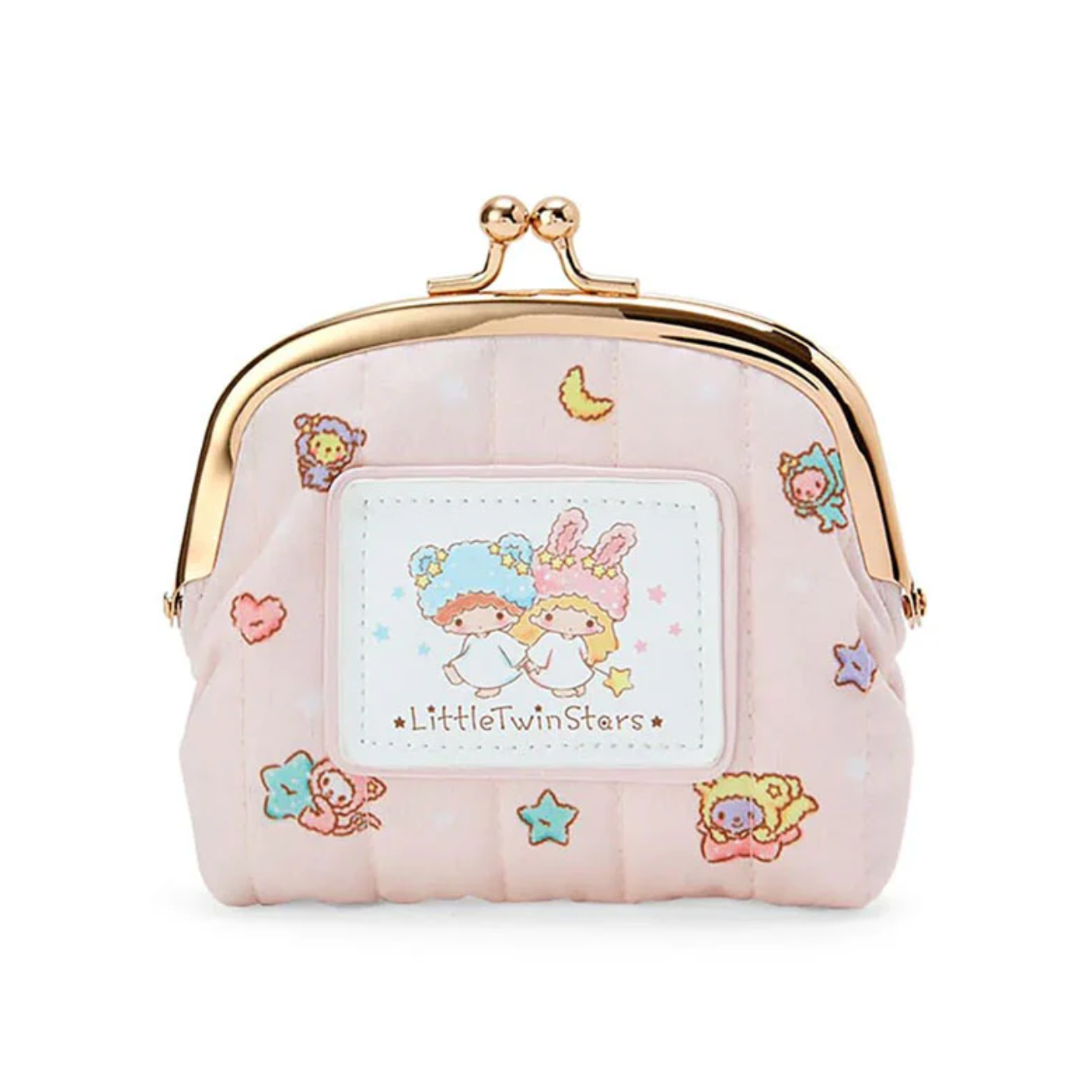 Little Twin Stars Fluffy Fancy Clasp Pouch