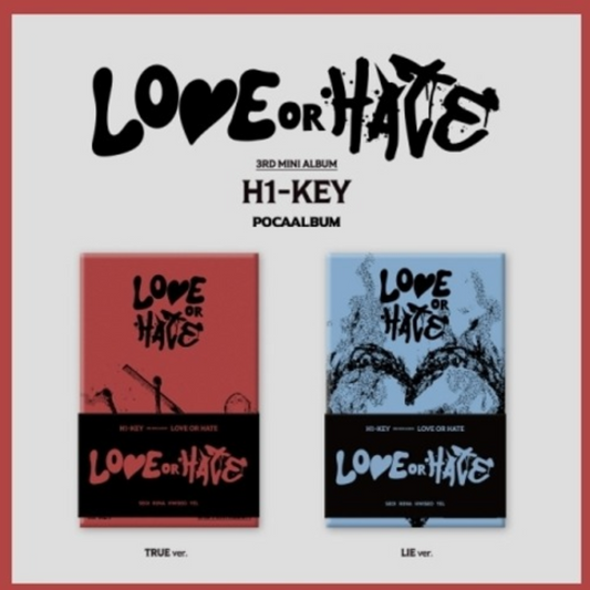 H1-KEY - [LOVE OR HATE] (3RD MINI ALBUM) (POCA) - RANDOM