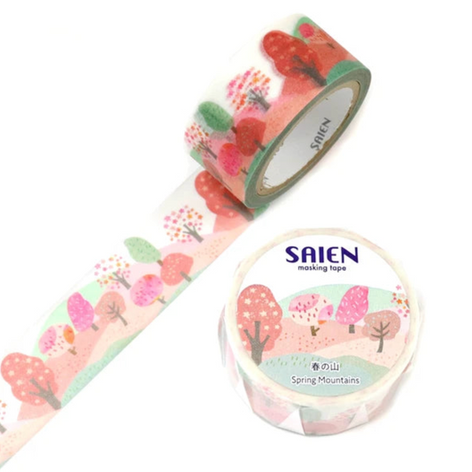 SAIEN | Mountain in Early Spring Washi Tape