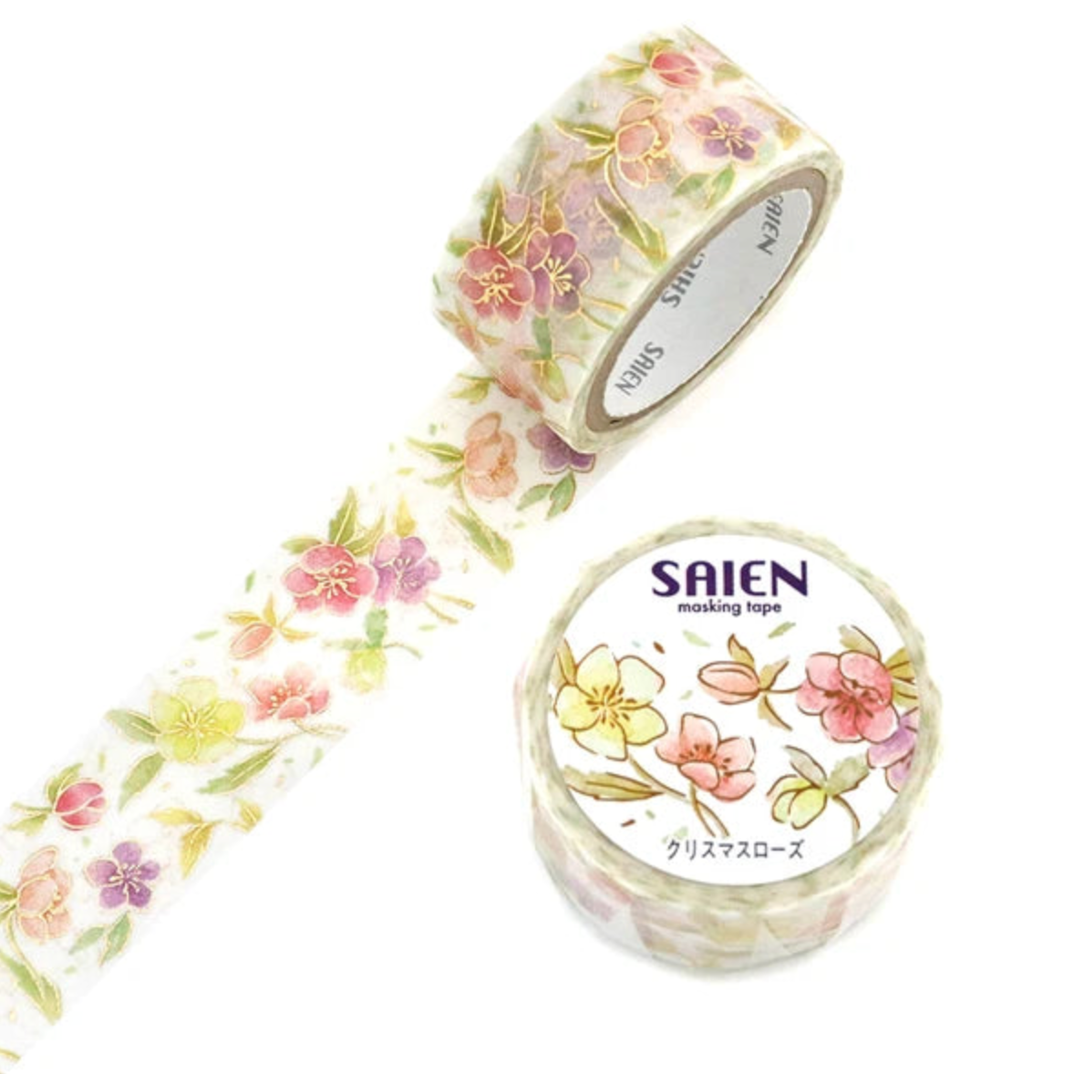 SAIEN | Limited Rose Foil Washi Tape