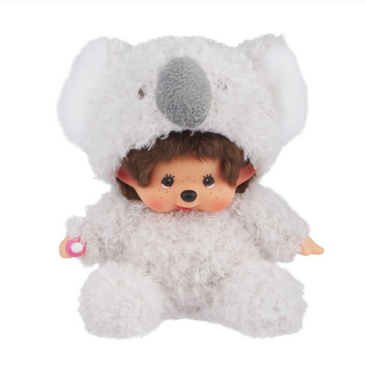 Sekiguchi Monchhichi Sitting Fluffy Koala Doll Plush