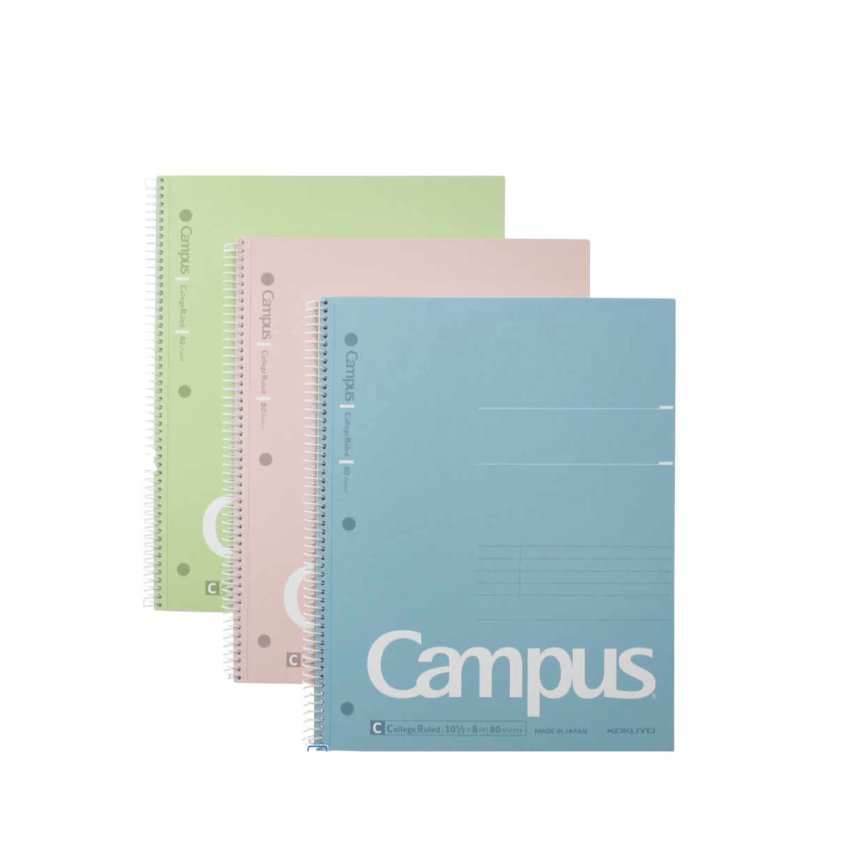 Campus Spiral Notebook - 3 pack