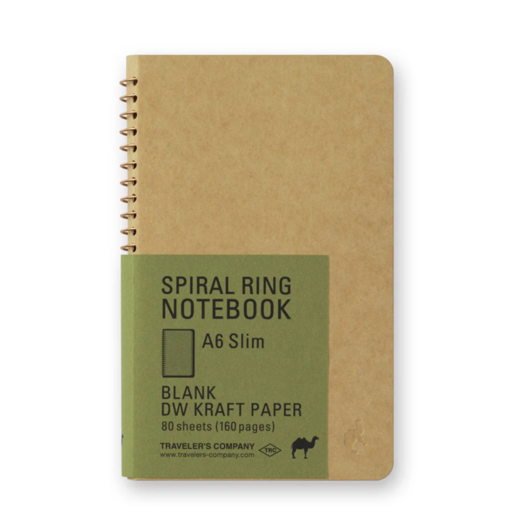 TRAVELER'S COMPANY | A6 SLIM BLANK DW KRAFT PAPER