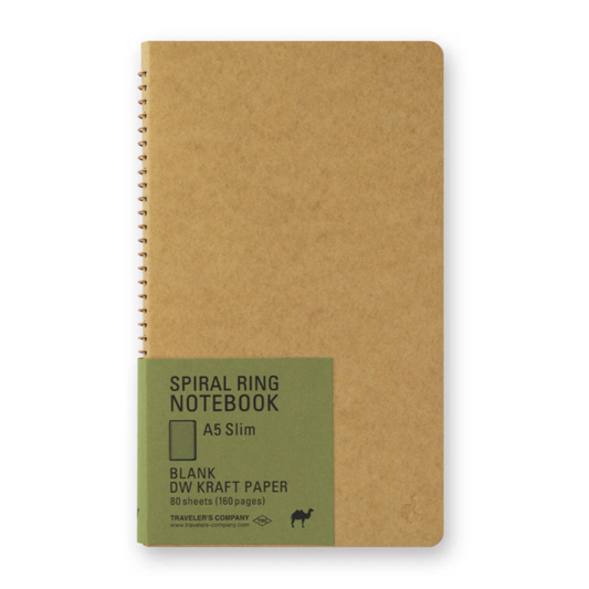 TRAVELER'S COMPANY | A5 SLIM BLANK DW KRAFT PAPER