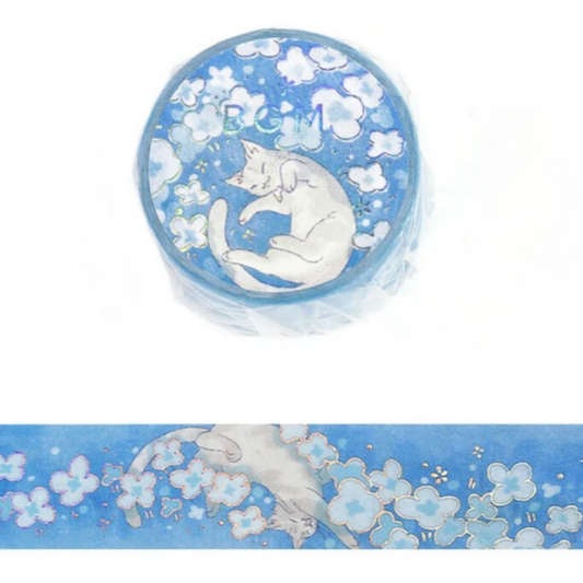 Fushigina Tabi - Mysterious Journey Washi Tape - Neko Land
