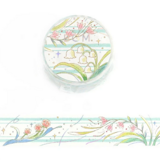 Fushigina Tabi - Mysterious Journey Washi Tape - The Language of Flowers