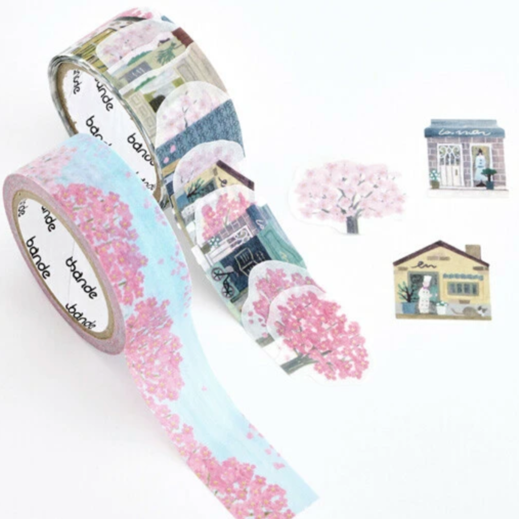 Washi Masking Roll Stickers - Sakura