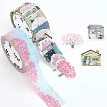 Washi Masking Roll Stickers - Sakura