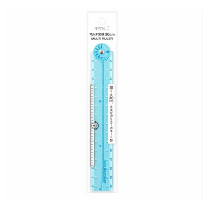 MULTI RULER 30CM CLEAR